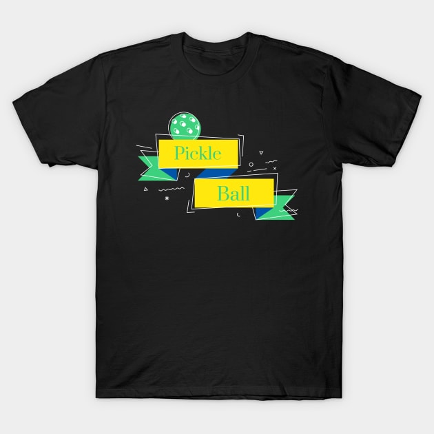 Pickleball Funny T-Shirt by HobbyAndArt